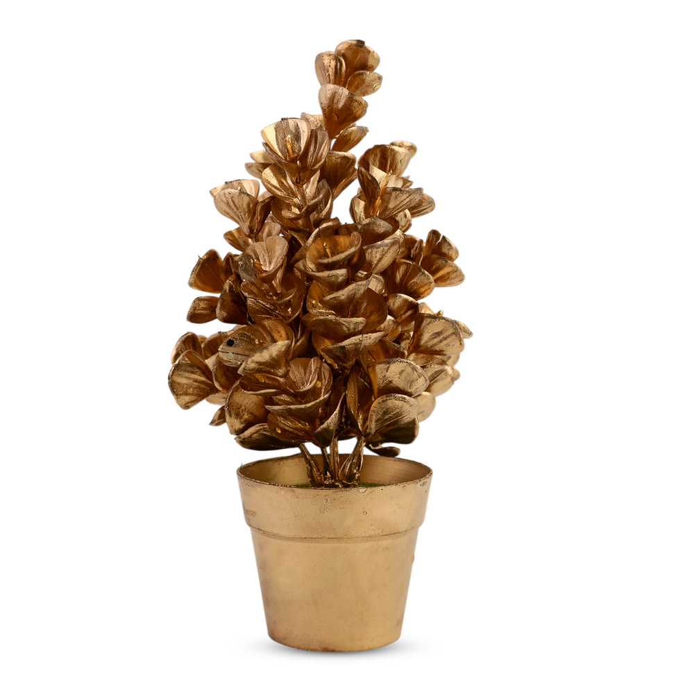 Flower Pot - Golden, Decoration, Chase Value, Chase Value