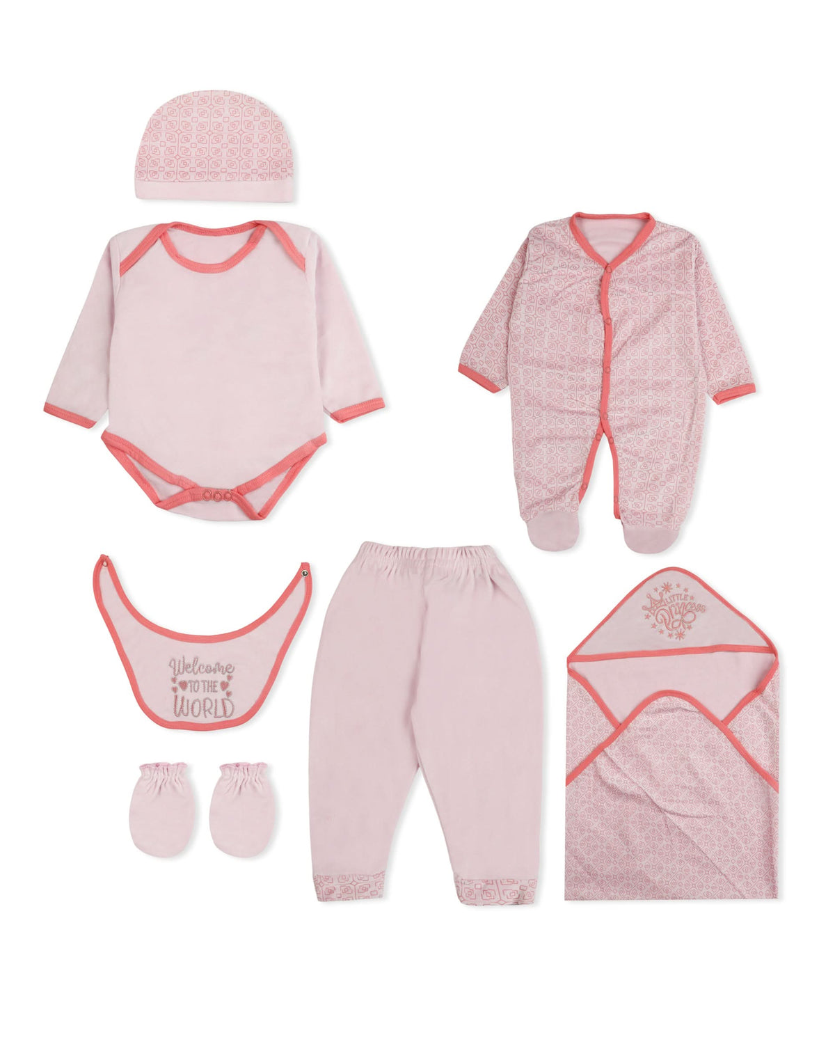 Newborn 7 Pcs Gift Set, Newborn Gift Set, Chase Value, Chase Value