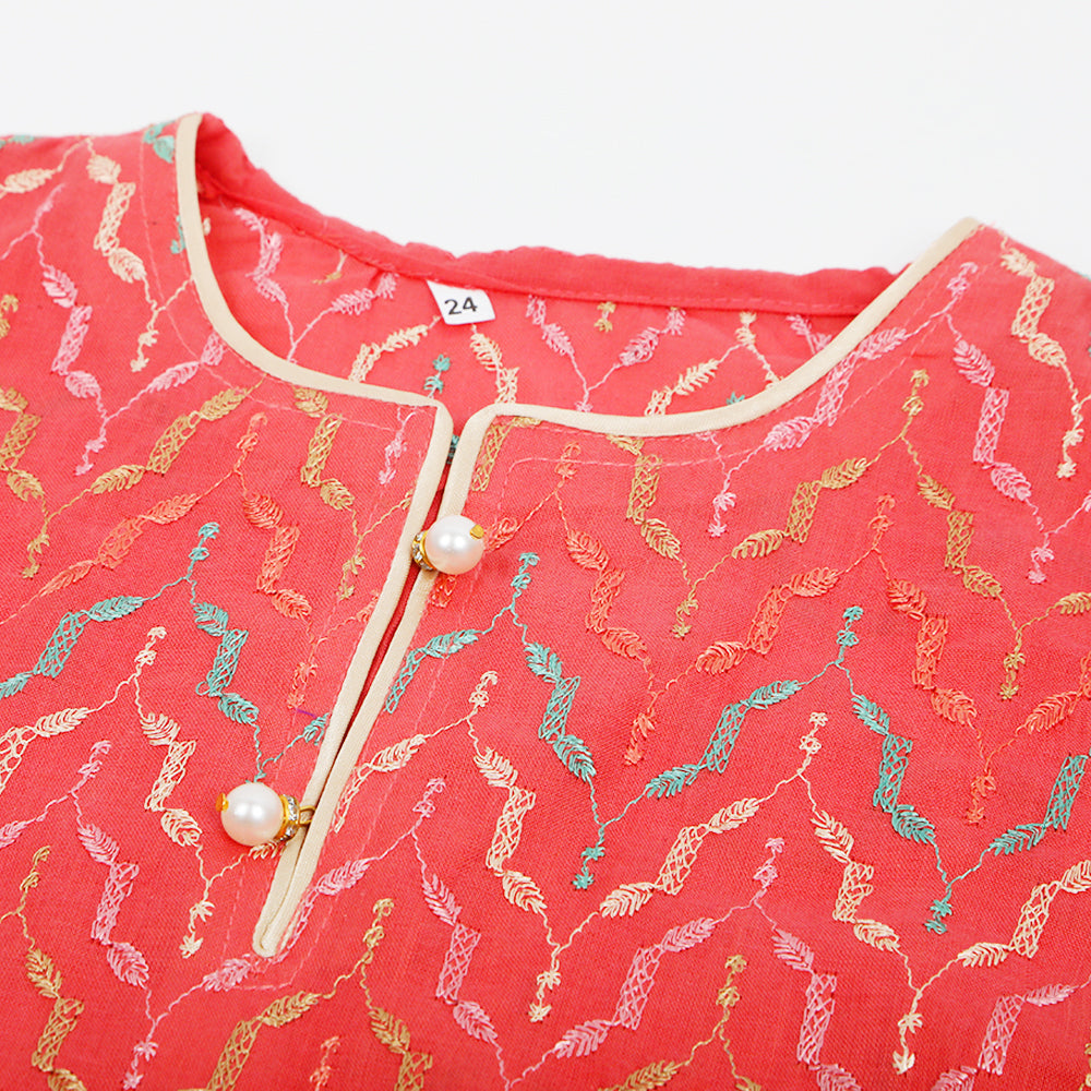 Girls Kurti Fancy - Pink, Girls Kurti, Chase Value, Chase Value