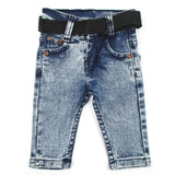 Newborn Boys Denim Pant - Mid Blue, Newborn Boys Shorts & Pants, Chase Value, Chase Value
