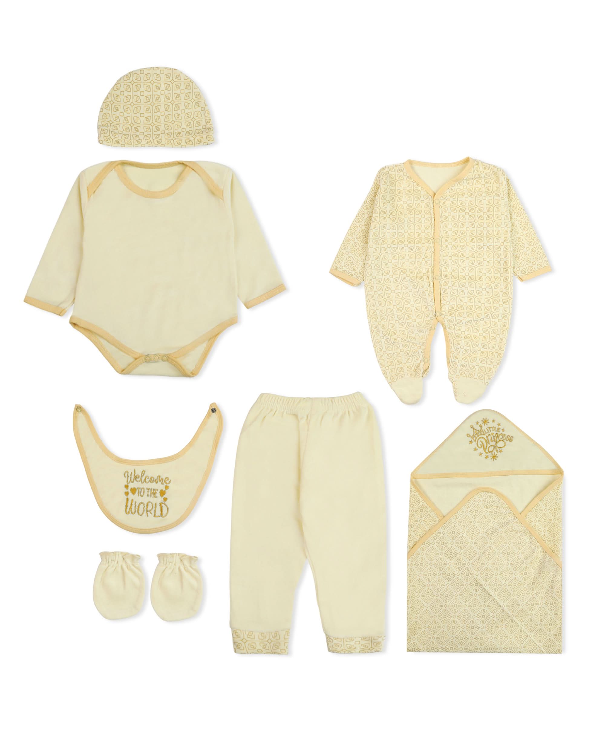 Newborn 7 Pcs Gift Set, Newborn Gift Set, Chase Value, Chase Value