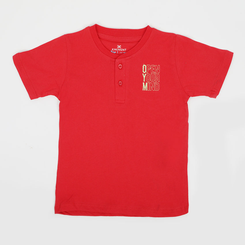 Eminent Boys T-Shirt - Samba Red