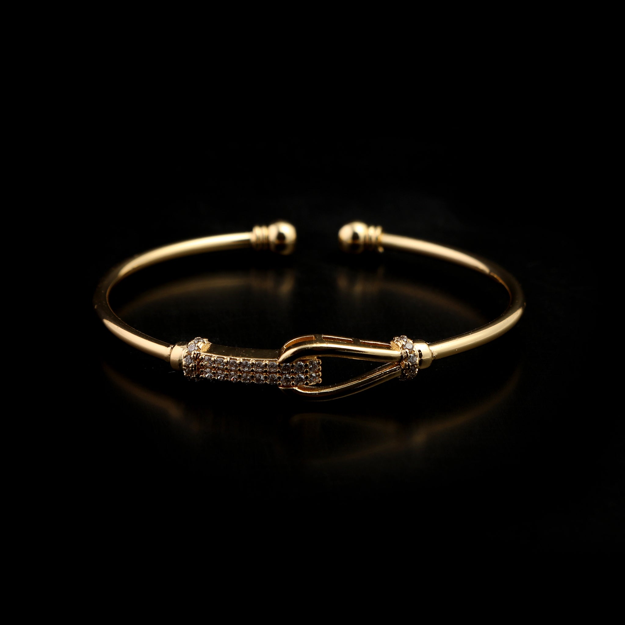 Women's Fancy Kara - Golden, Women Bangles & Bracelets, Chase Value, Chase Value