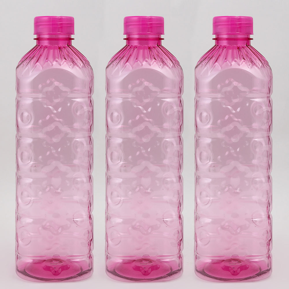 Flower Bottle Pack Of 3, Water Bottle, Chase Value, Chase Value