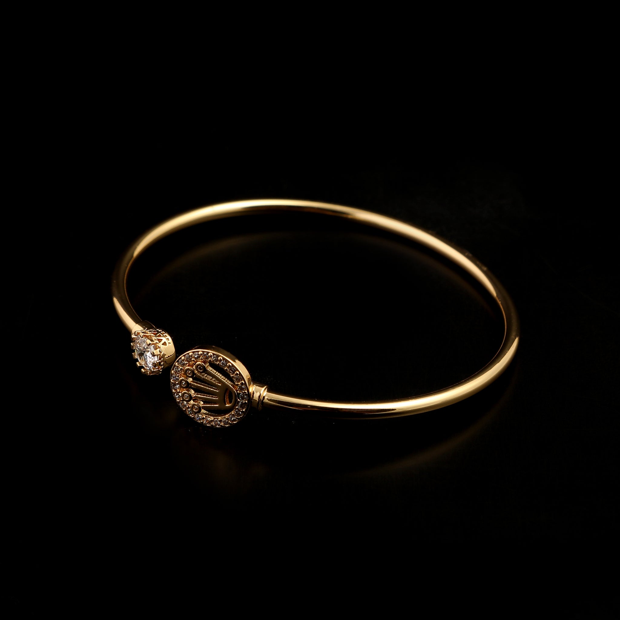 Women's Fancy Kara - Golden, Women Bangles & Bracelets, Chase Value, Chase Value