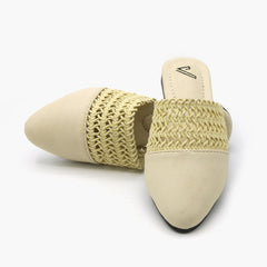 Girls Banto Slipper - Fawn