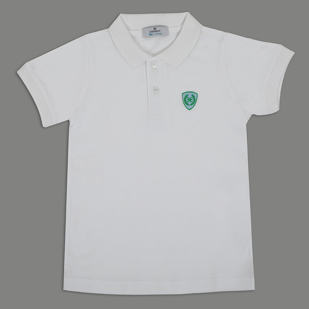 Eminent Boys Half Sleeves Polo T-Shirt - White, Boys T-Shirts, Eminent, Chase Value