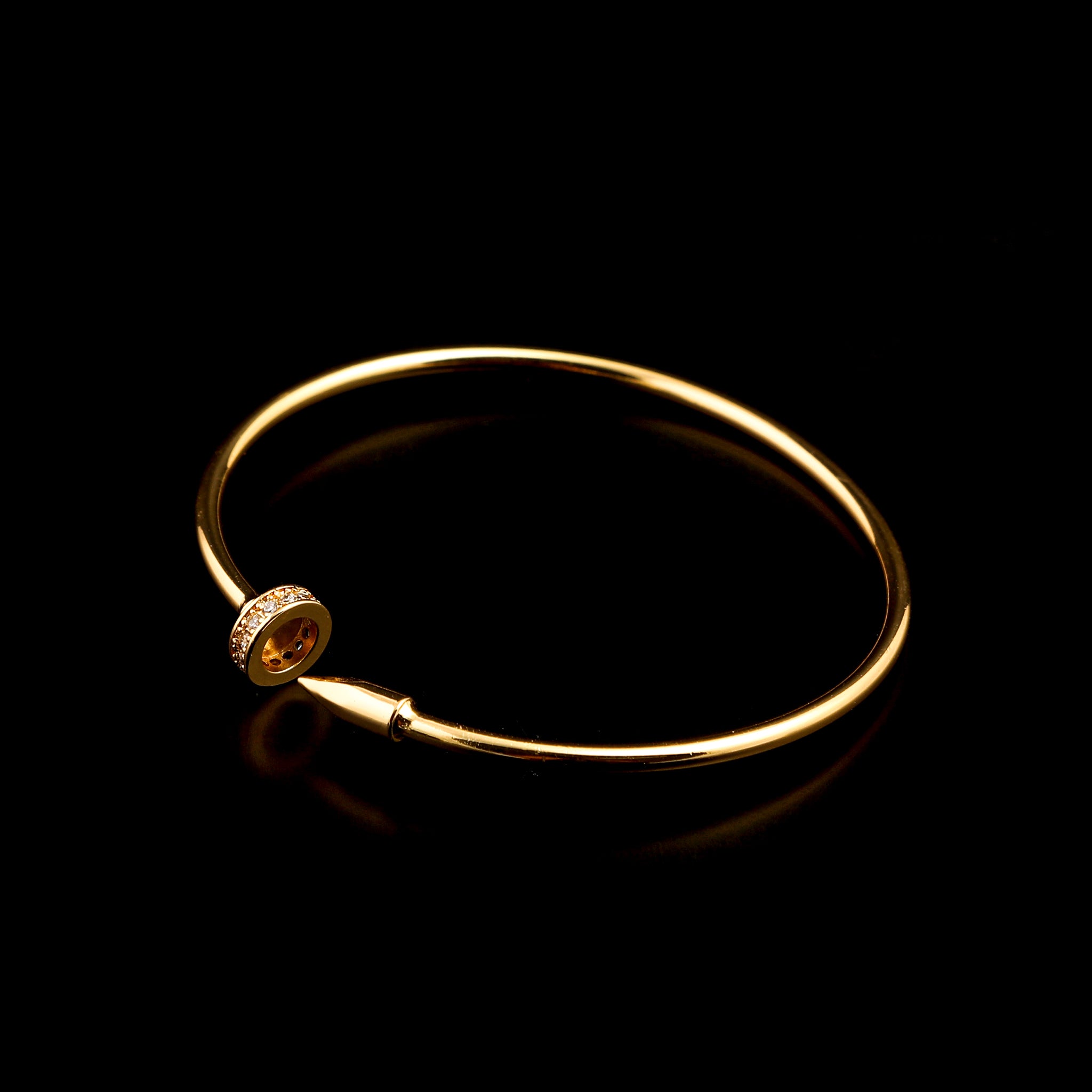 Women's Fancy Kara - Golden, Women Bangles & Bracelets, Chase Value, Chase Value