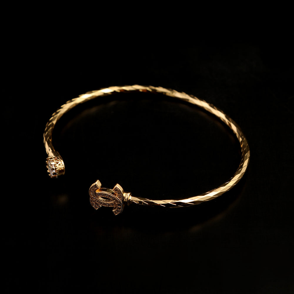 Women's Fancy Kara - Golden, Women Bangles & Bracelets, Chase Value, Chase Value