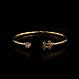 Women's Fancy Kara - Golden, Women Bangles & Bracelets, Chase Value, Chase Value