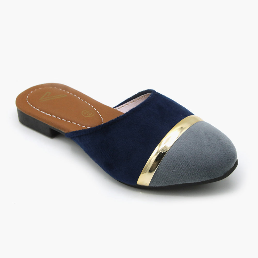 Girls Banto Slipper - Blue, Girls Slippers, Chase Value, Chase Value