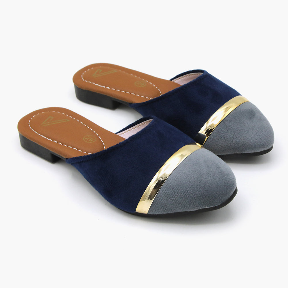 Girls Banto Slipper - Blue, Girls Slippers, Chase Value, Chase Value
