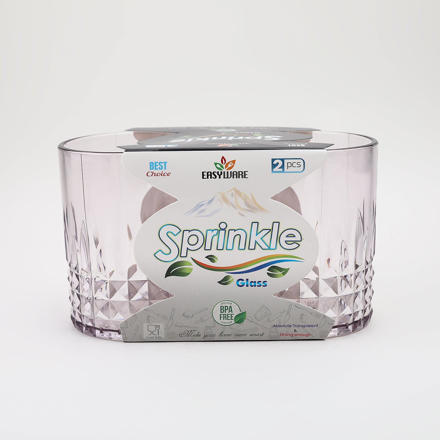 Sprinkle Glass Set Pack Of 2, Jug & Glasses, Chase Value, Chase Value