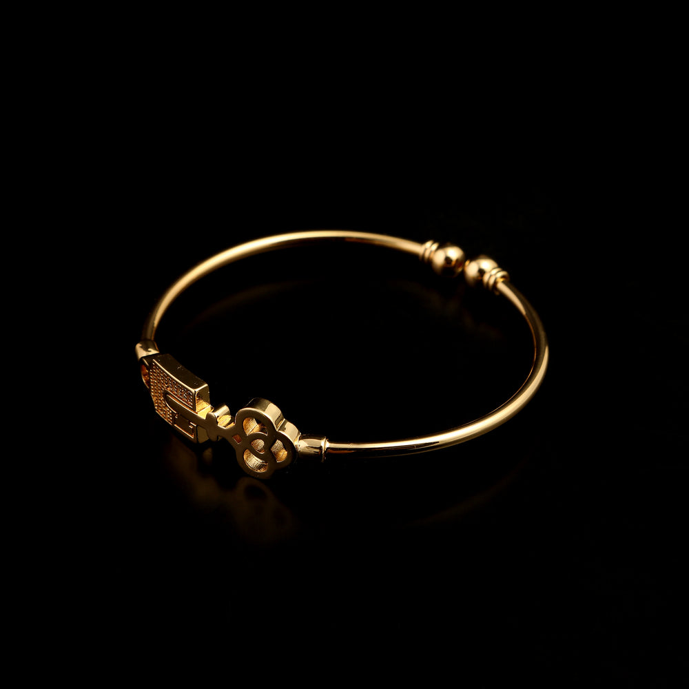 Women's Fancy Kara - Golden, Women Bangles & Bracelets, Chase Value, Chase Value