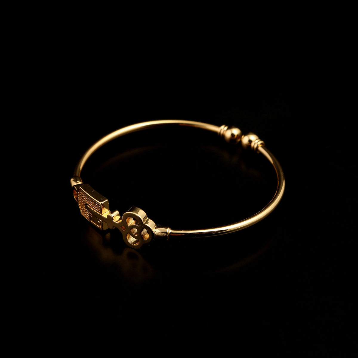 Women's Fancy Kara - Golden, Women Bangles & Bracelets, Chase Value, Chase Value