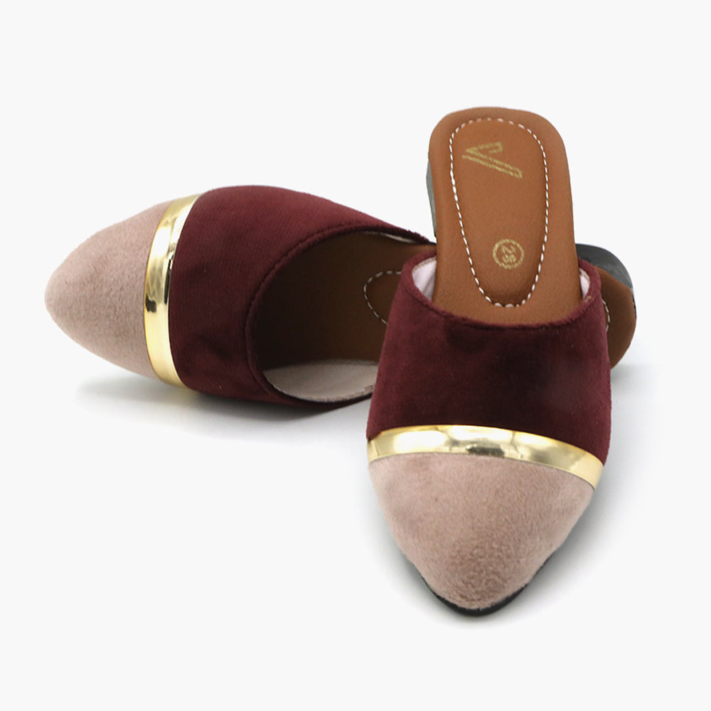 Girls Banto Slipper - Maroon, Girls Slippers, Chase Value, Chase Value