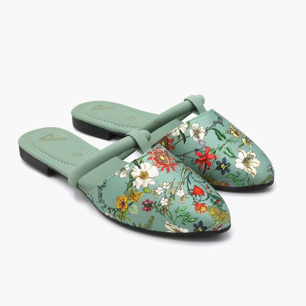 Women's Banto Slipper - Green, Women Slippers, Chase Value, Chase Value