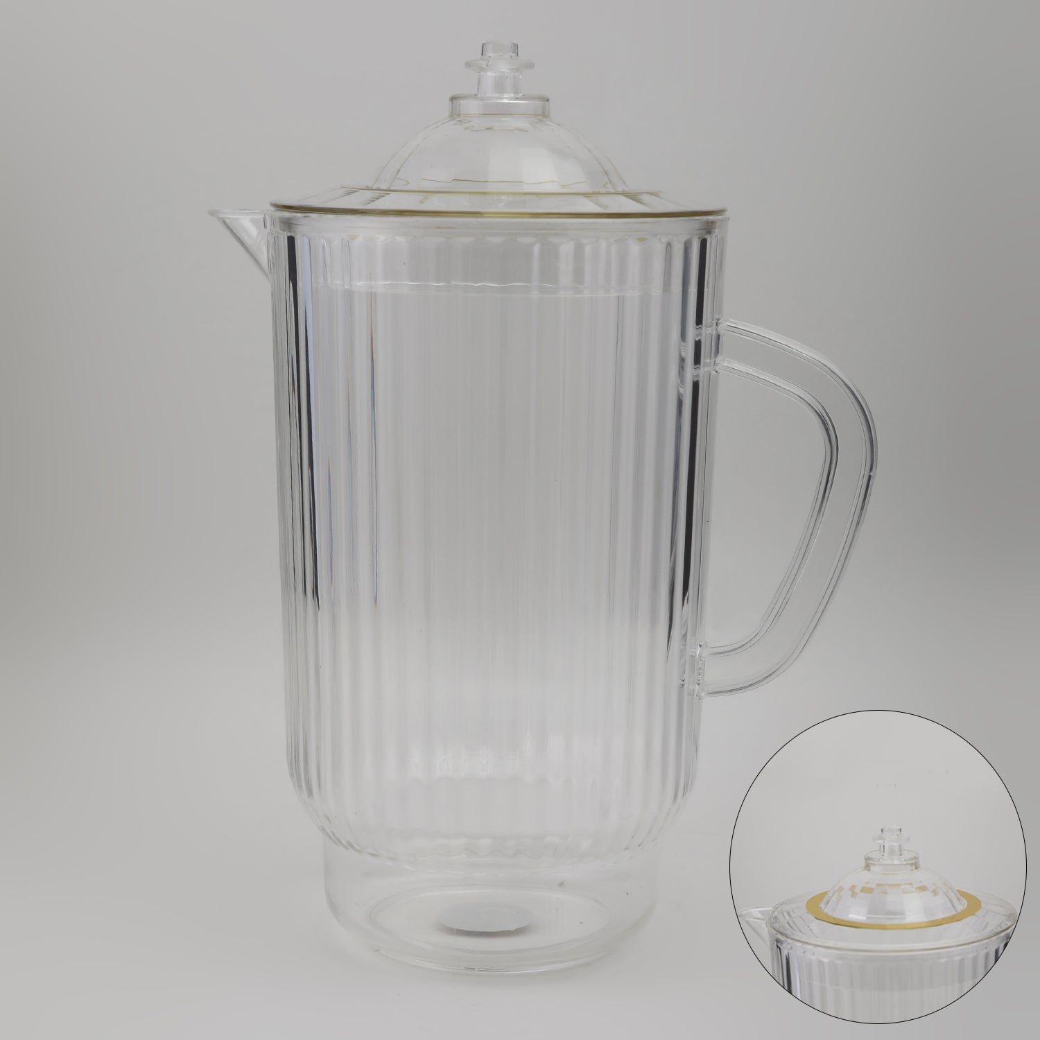Max Ware Ripple Acrylic Jug - 2.5 Ltr, Jug & Glasses, Chase Value, Chase Value
