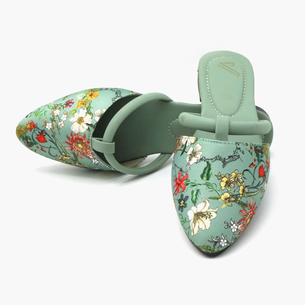 Women's Banto Slipper - Green, Women Slippers, Chase Value, Chase Value