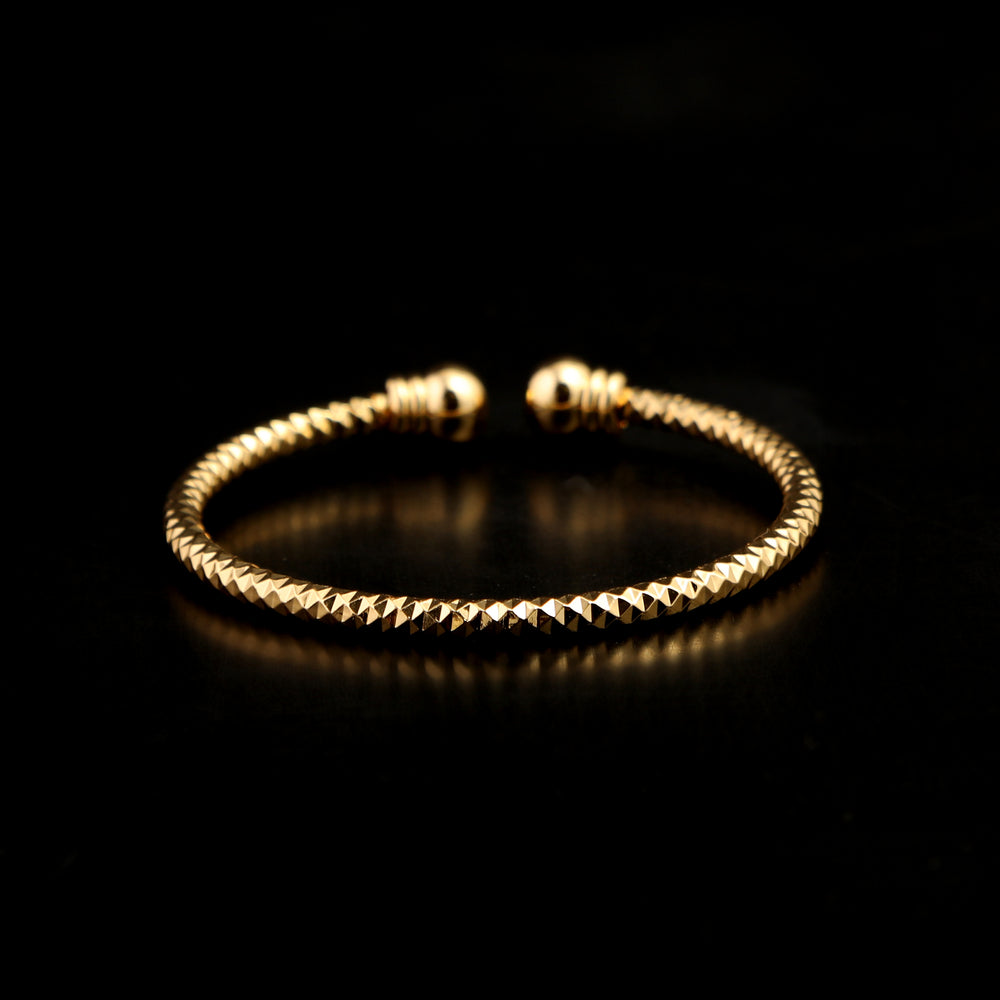 Baby Kara Bangle - Golden, Girls Bangles & Bracelet, Chase Value, Chase Value