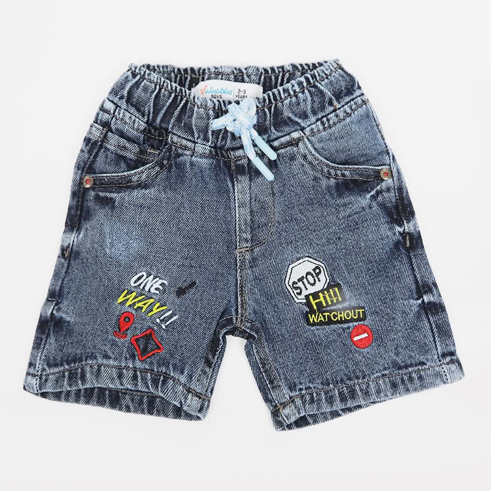 Boys Denim Short - Blue, Boys Shorts, Chase Value, Chase Value