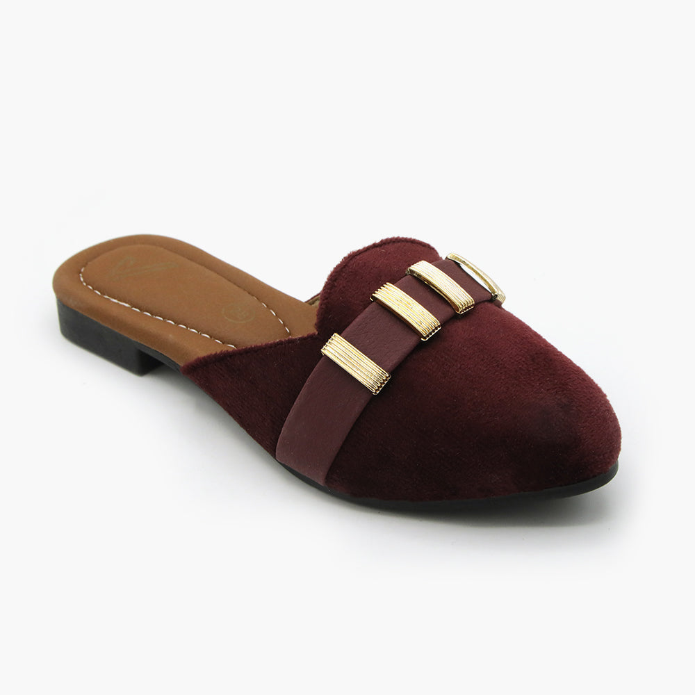 Girls Banto Slipper - Maroon, Girls Slippers, Chase Value, Chase Value