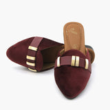 Girls Banto Slipper - Maroon, Girls Slippers, Chase Value, Chase Value