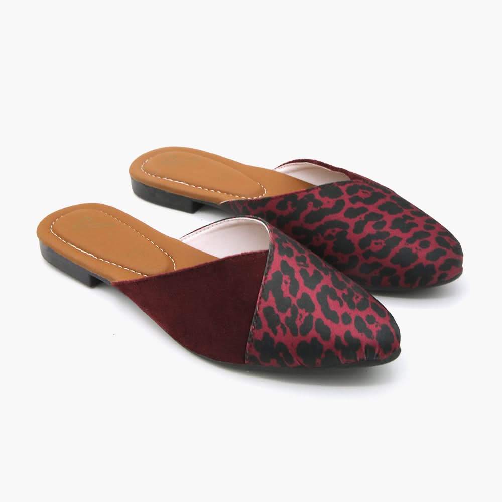 Women's Banto Slipper - Maroon, Women Slippers, Chase Value, Chase Value