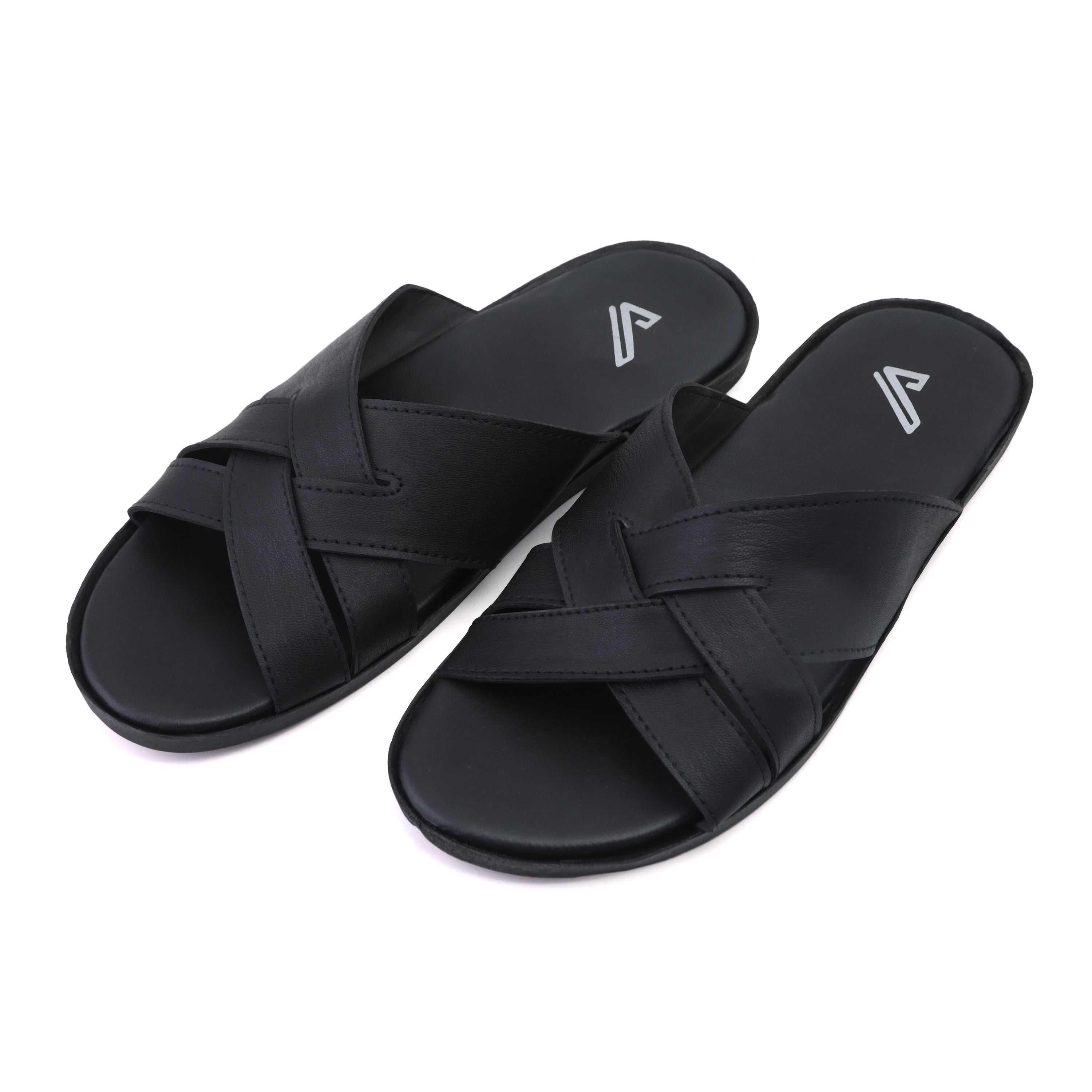 Valuable Men's Slipper - Black, Men's Slippers, Chase Value, Chase Value