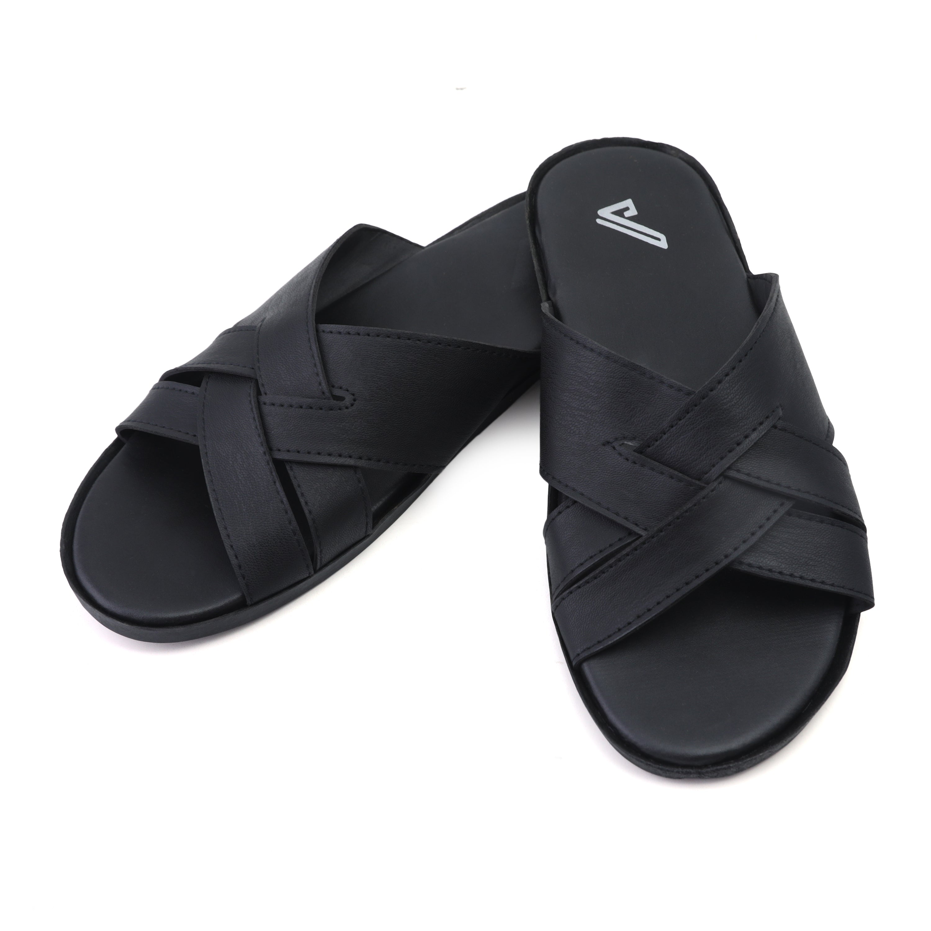 Valuable Men's Slipper - Black, Men's Slippers, Chase Value, Chase Value