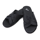 Valuable Men's Slipper - Black, Men's Slippers, Chase Value, Chase Value