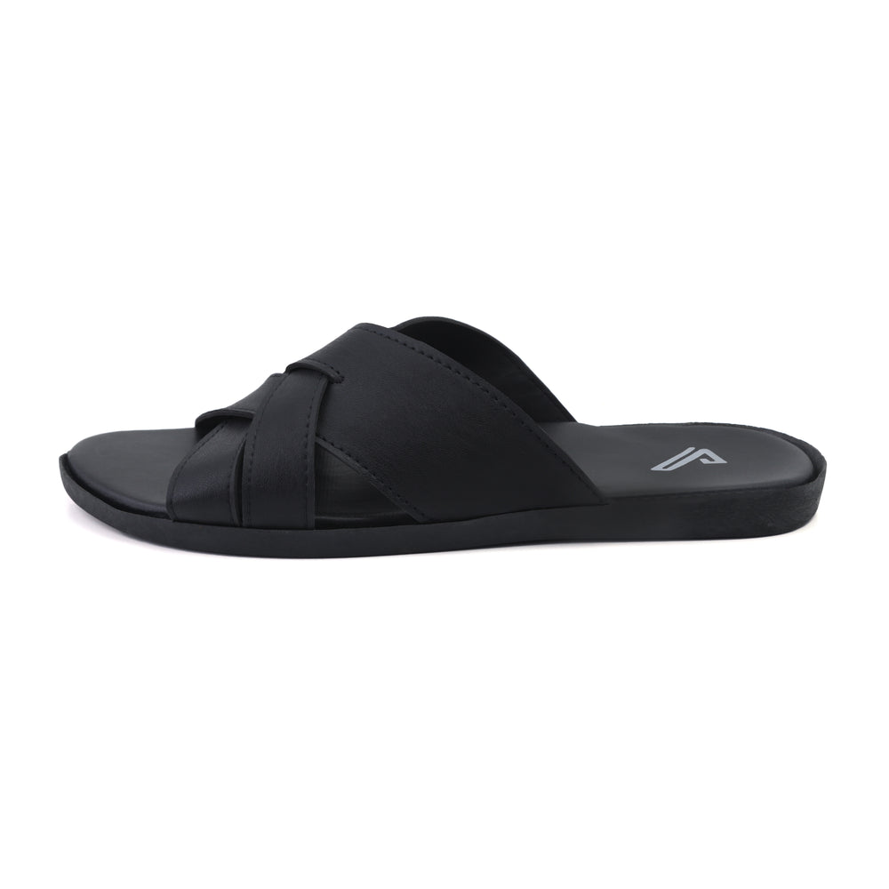 Valuable Men's Slipper - Black, Men's Slippers, Chase Value, Chase Value