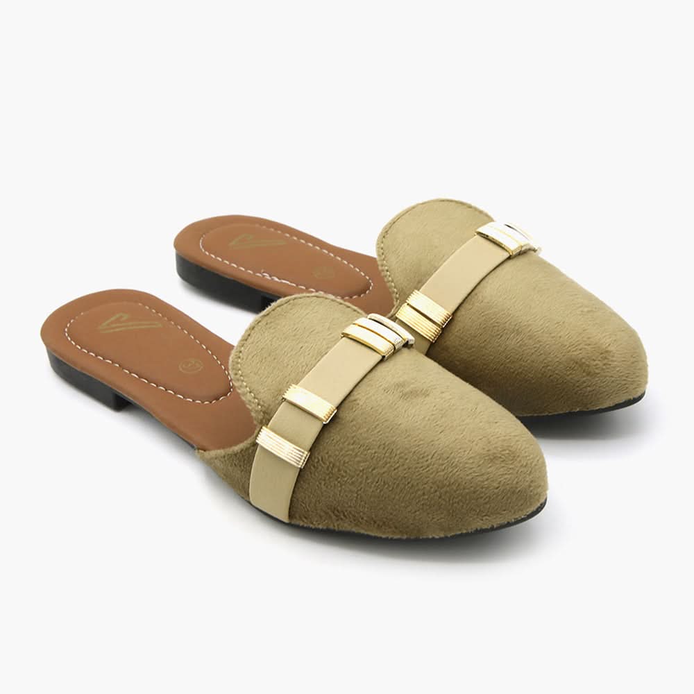 Women's Banto Slipper - Fawn, Women Slippers, Chase Value, Chase Value