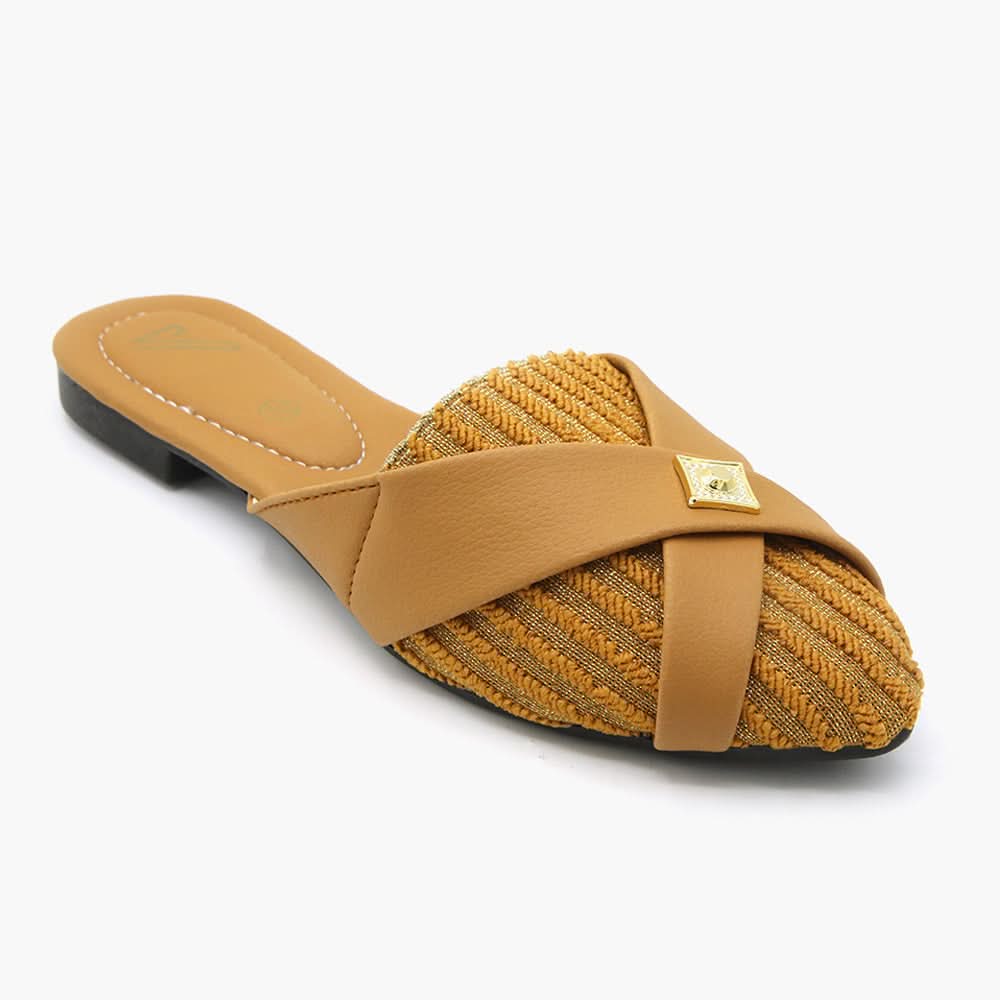Women's Banto Slipper - Mustard, Women Slippers, Chase Value, Chase Value