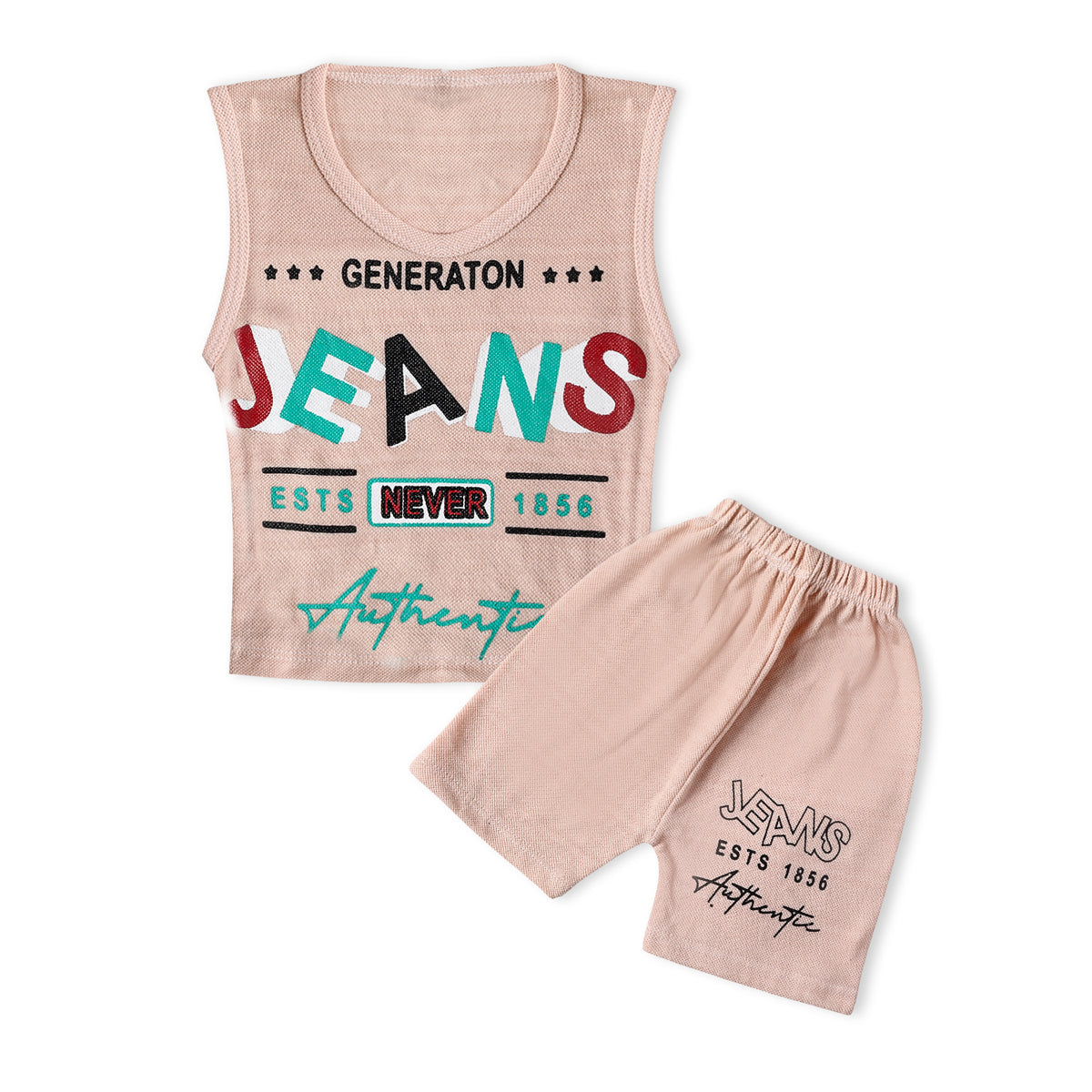 Newborn Boys Sando Suits - Peach, Newborn Boys Sets & Suits, Chase Value, Chase Value