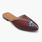 Women's Banto Slipper - Maroon, Women Slippers, Chase Value, Chase Value