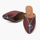 Women's Banto Slipper - Maroon, Women Slippers, Chase Value, Chase Value