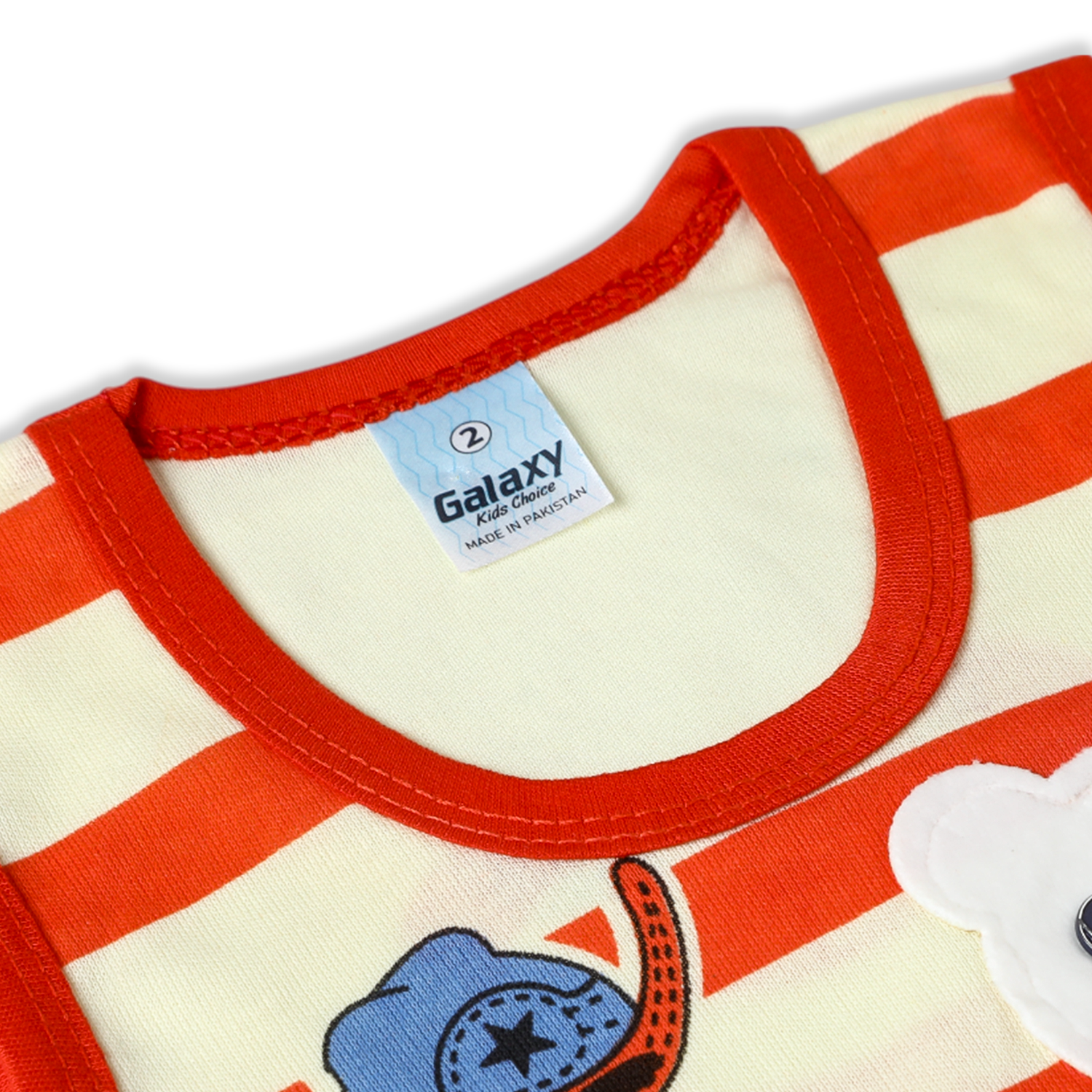 Newborn Boys Sando Suits - Orange, Newborn Boys Sets & Suits, Chase Value, Chase Value