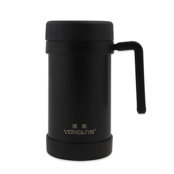 Stainless Steel Traveling Mug 600 Ml - Black