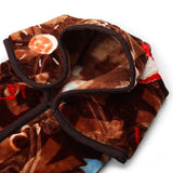 Baby Zipper Blanket - Brown, Kids Blanket, Chase Value, Chase Value