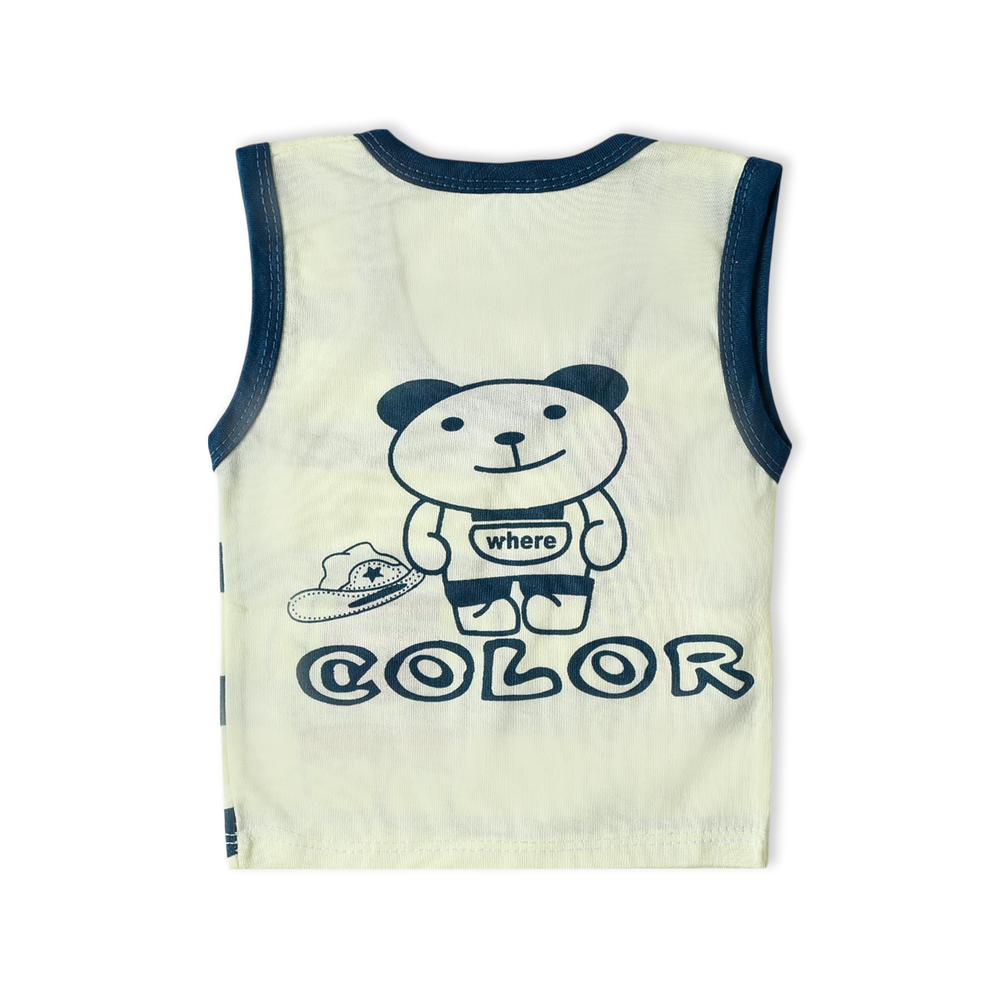 Newborn Boys Sando Suits - Navy Blue, Newborn Boys Sets & Suits, Chase Value, Chase Value