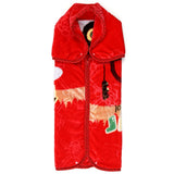 Kids Tiny tots Zipper Blanket - Red, Kids Blanket, Chase Value, Chase Value