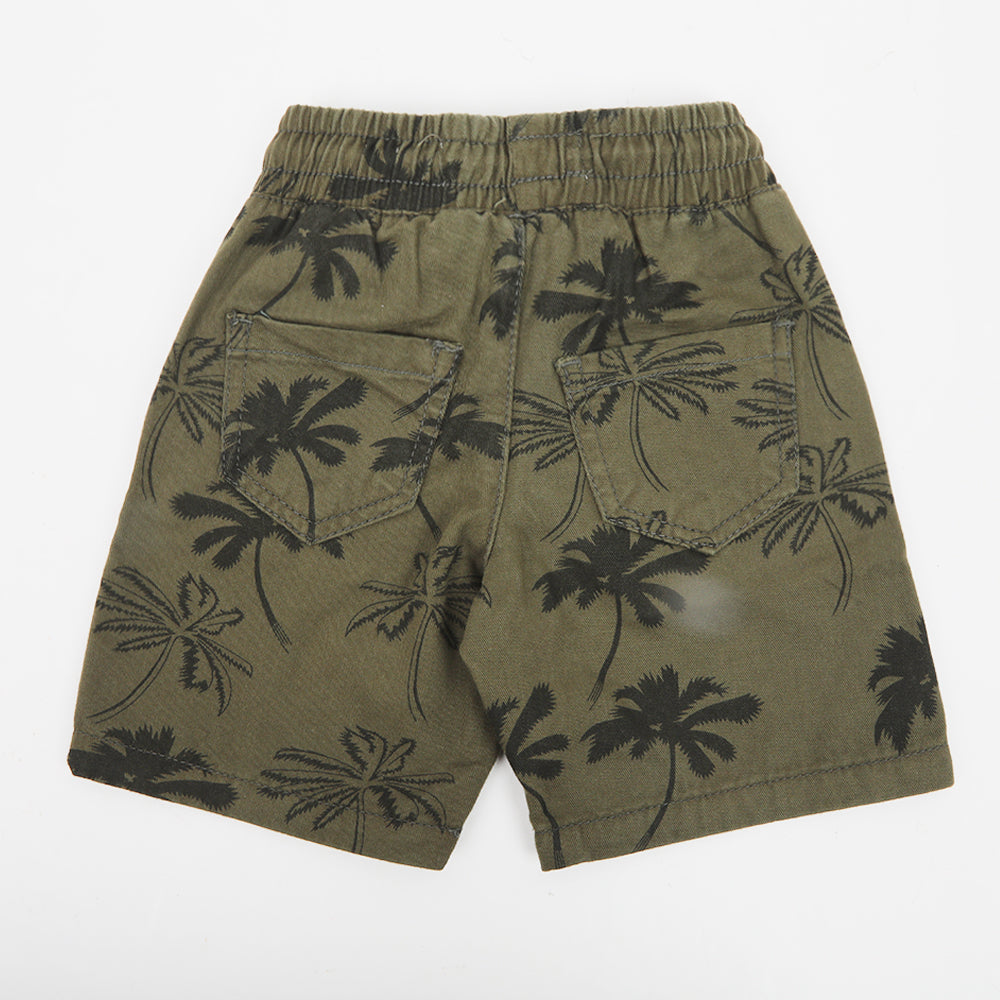 Boys Cotton Short - Olive Green, Boys Shorts, Chase Value, Chase Value