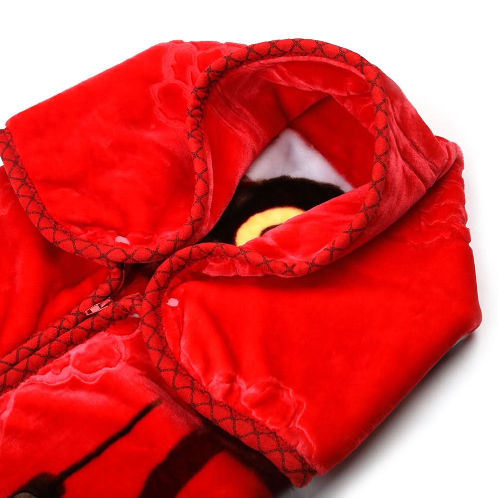 Kids Tiny tots Zipper Blanket - Red, Kids Blanket, Chase Value, Chase Value