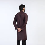 Men's Slim Fit Kurta - Maroon, Men's Kurtas, Chase Value, Chase Value