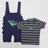 Eminent Newborn Boys Half Sleeves Romper - Navy Blue, Newborn Boys Rompers, Eminent, Chase Value