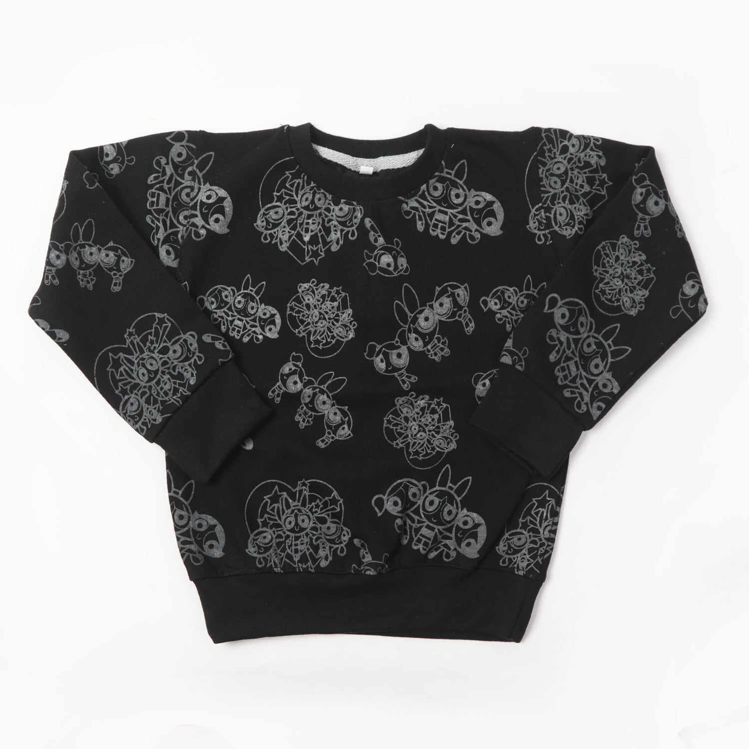 Girls Full Sleeves Sweat Shirt - Black, Girls Hoodies & Sweat Shirts, Chase Value, Chase Value