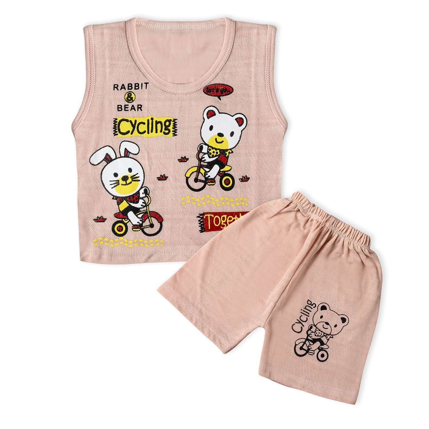 Newborn Boys Sando Suits - Peach, Newborn Boys Sets & Suits, Chase Value, Chase Value