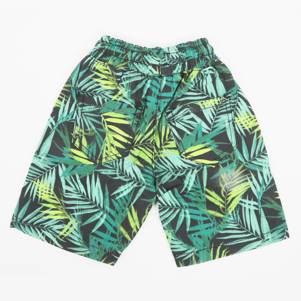 Boys Cotton Short - Green, Boys Shorts, Chase Value, Chase Value