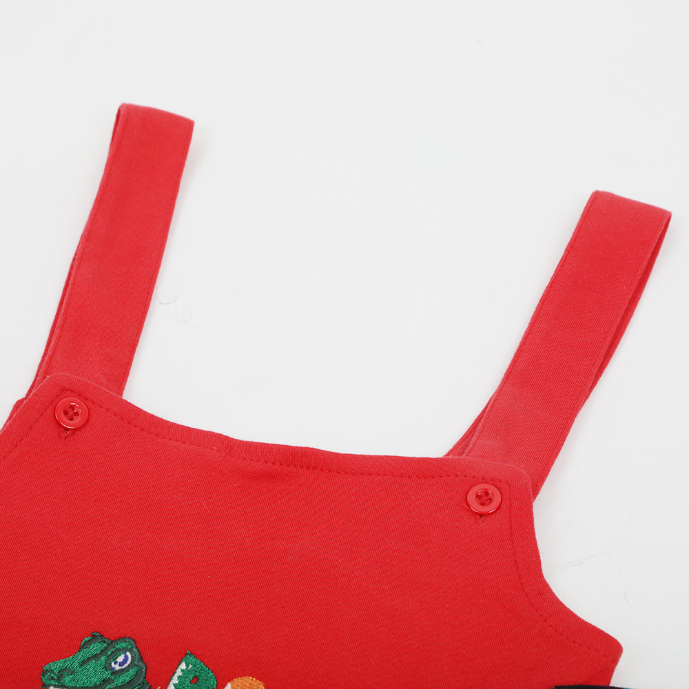 Eminent Newborn Boys Half Sleeves Romper - Red, Newborn Boys Rompers, Eminent, Chase Value